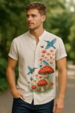 Men's Stylish & Fashionable Trendy Good Looking Long Sleeve Formal Shirt - Image 2